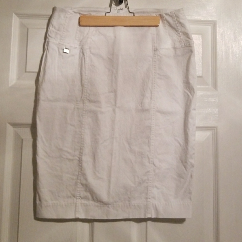 White skirt
